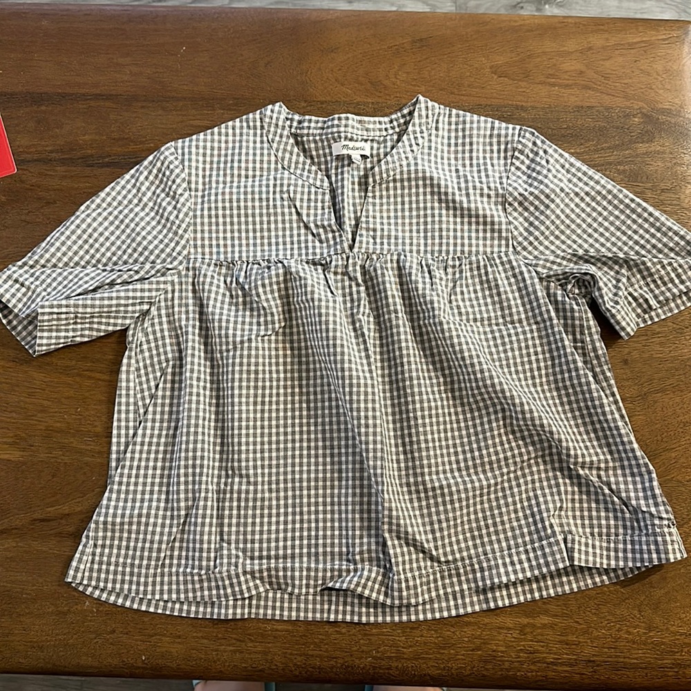 Madewell Gingham shirt